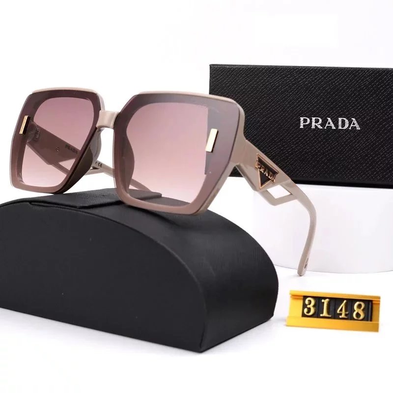 Prada Square Frame Brown Gradient Sunglasses - 14