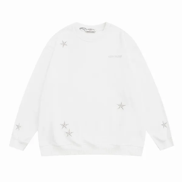 Givenchy Star-Print Black Sweatshirt Sweater - 9