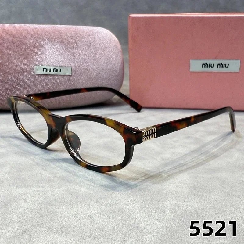 Miu Miu Octagonal Gold-Frame Optical Glasses Eyewear - 10