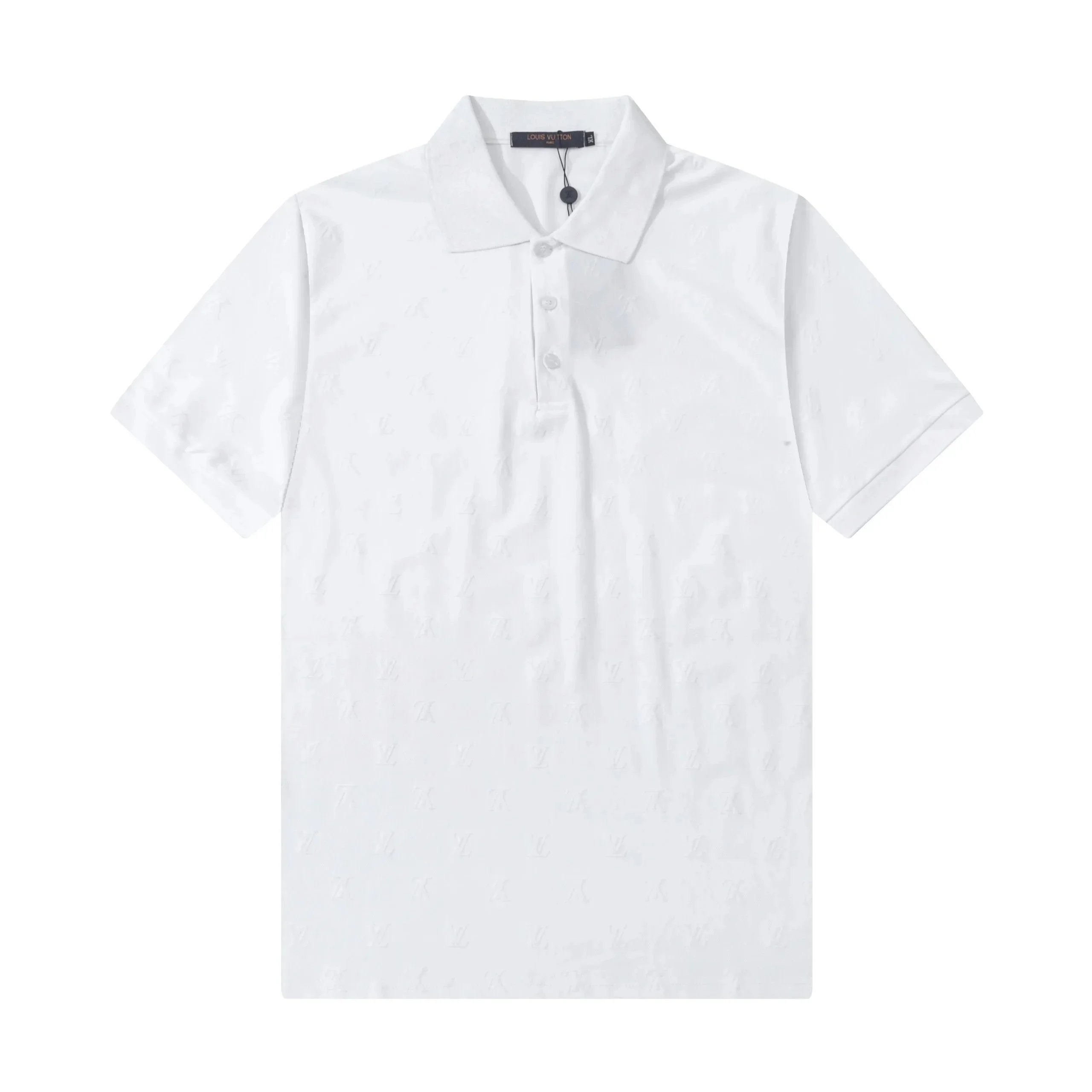 Louis Vuitton Monogram Square Patch Polo Gray Polo Shirt - 12