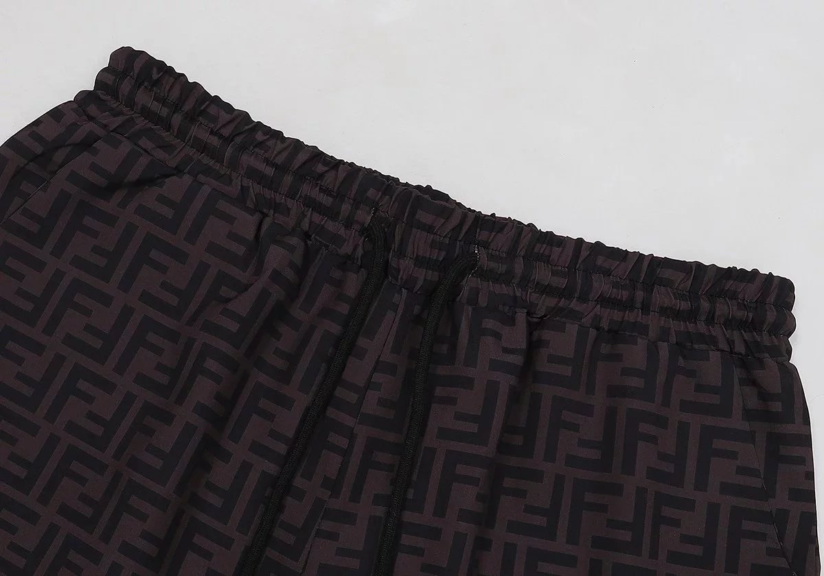 Fendi Shirts Short-Sleeve FF Monogram Camp-Collar Shirt image 12