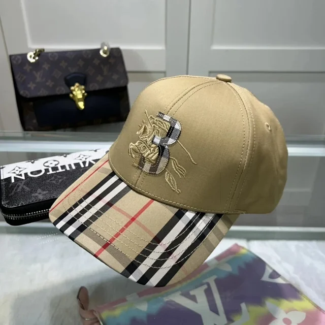 Burberry Hats Baseball Cap with Embroidered Logo or Equestrian Knight Emblem product detail image 24