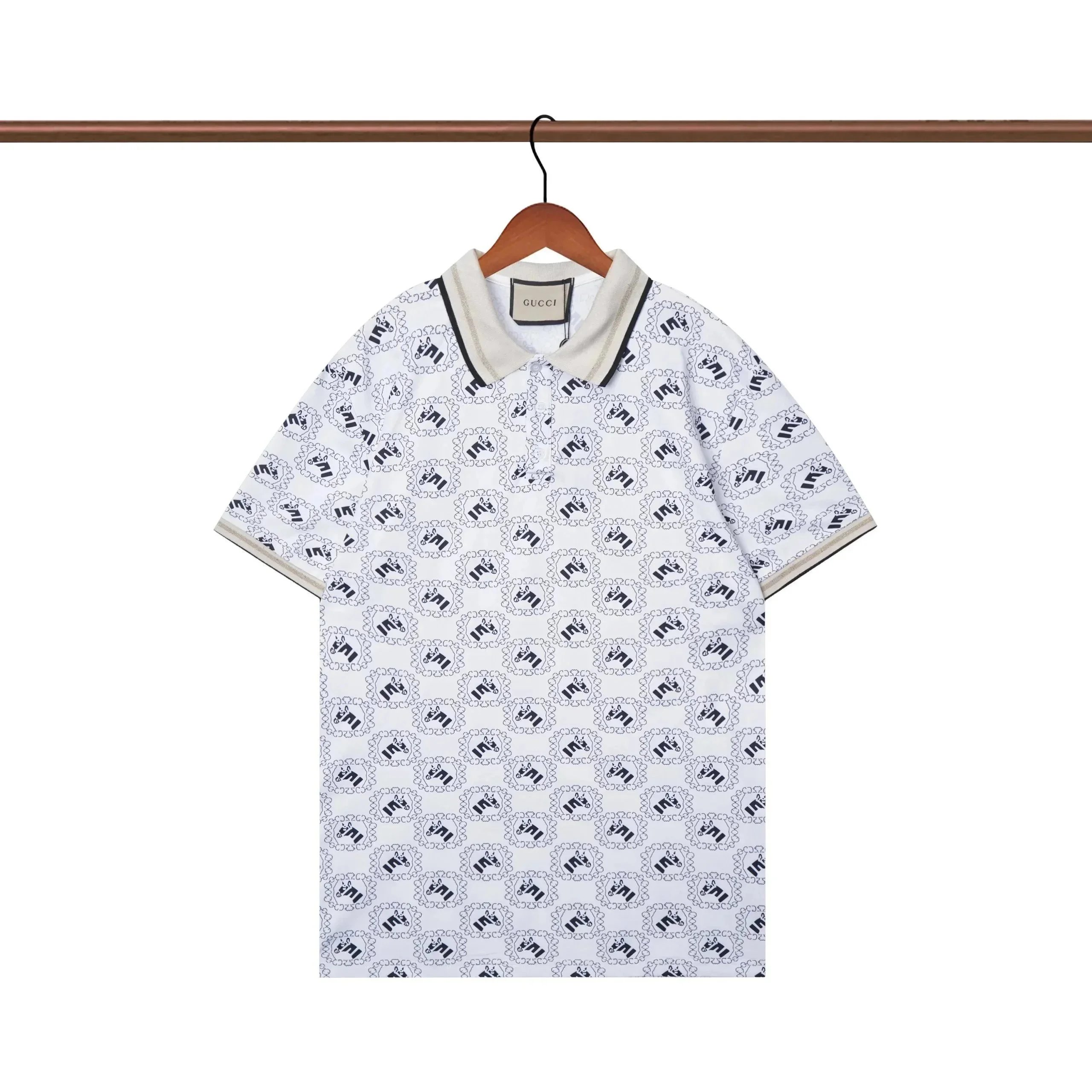 Gucci Tiger Print Polo Shirt Multicolor - 31