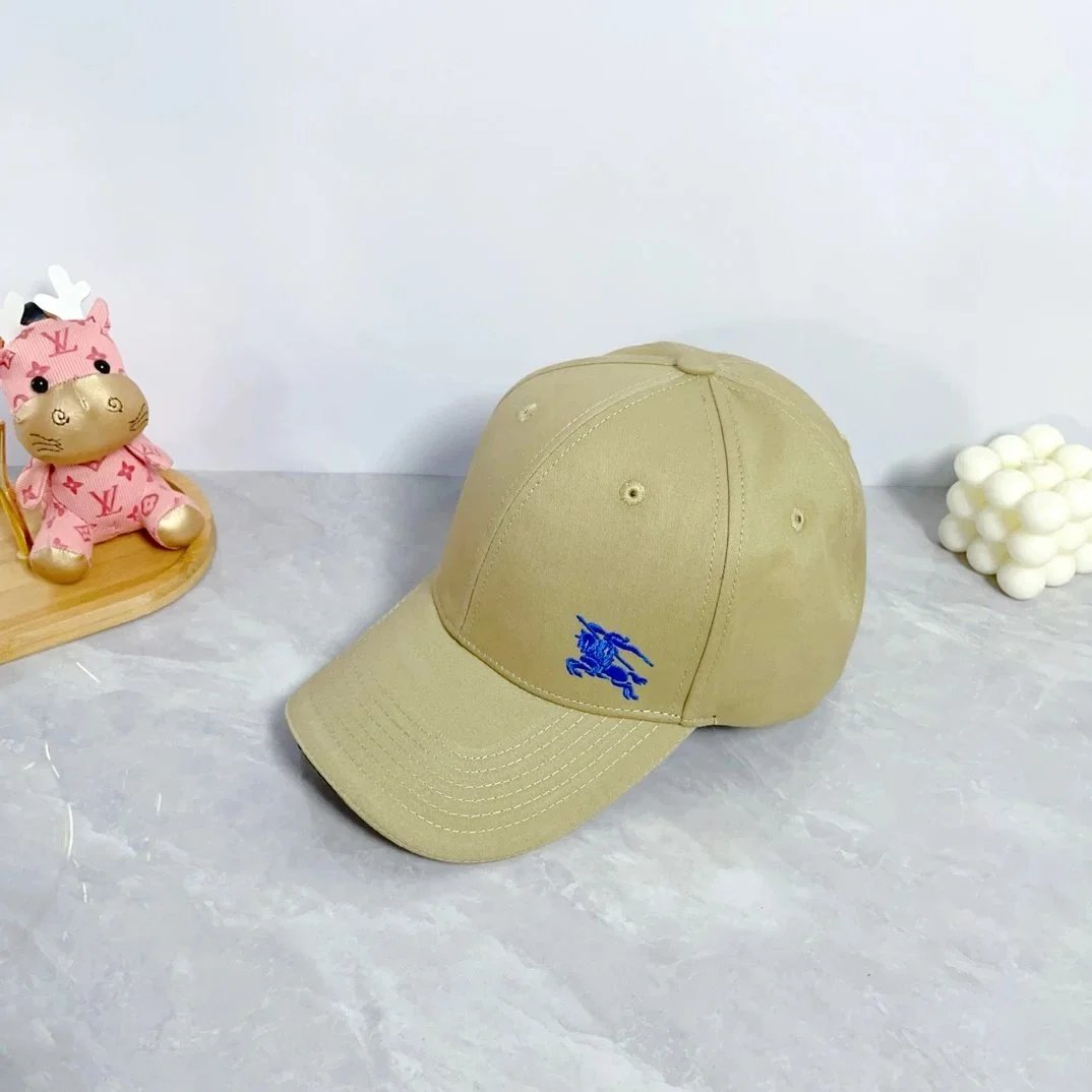 Burberry Logo-Embroidered Black Baseball Cap - 15