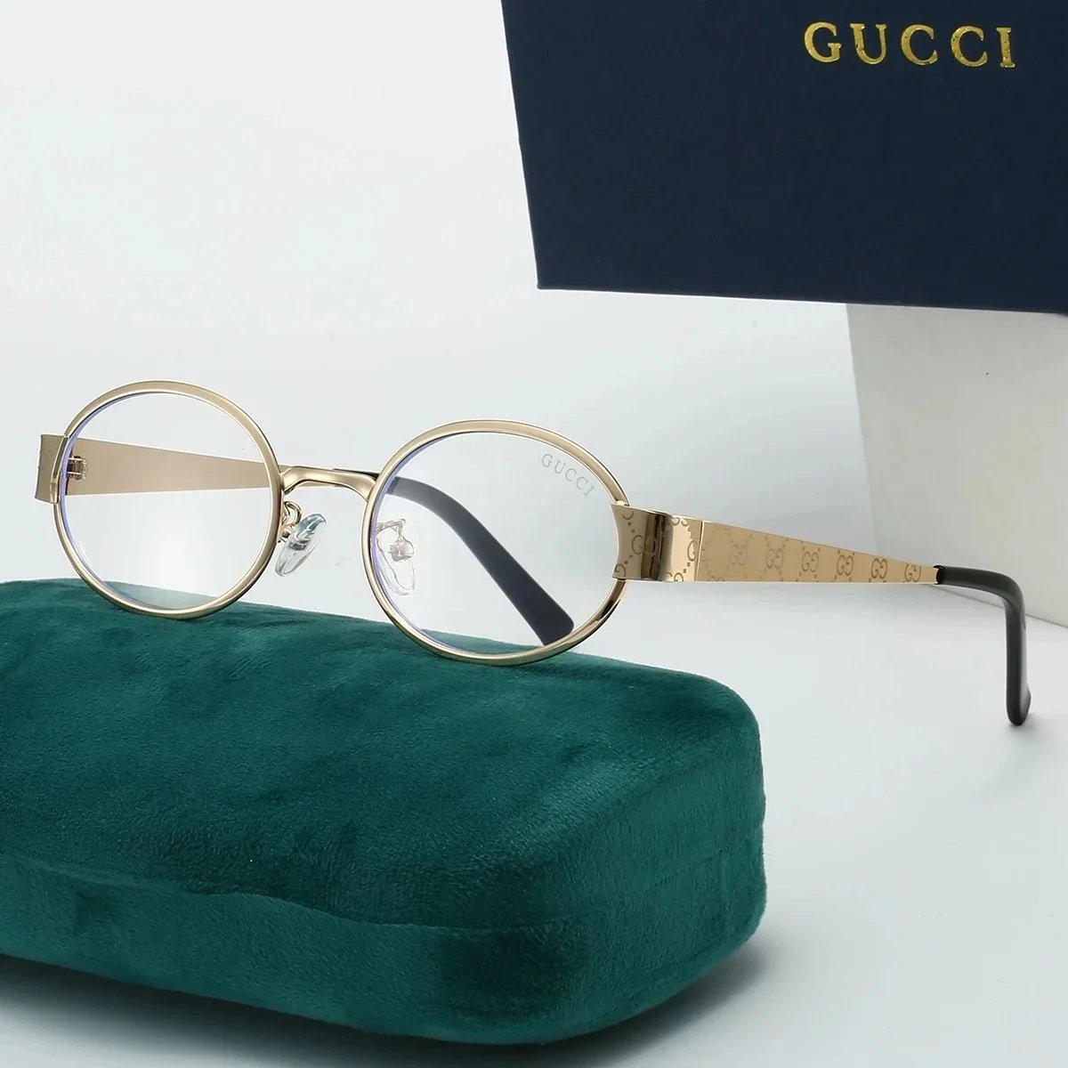 Gucci GG Marmont Round Sunglasses Black - 3