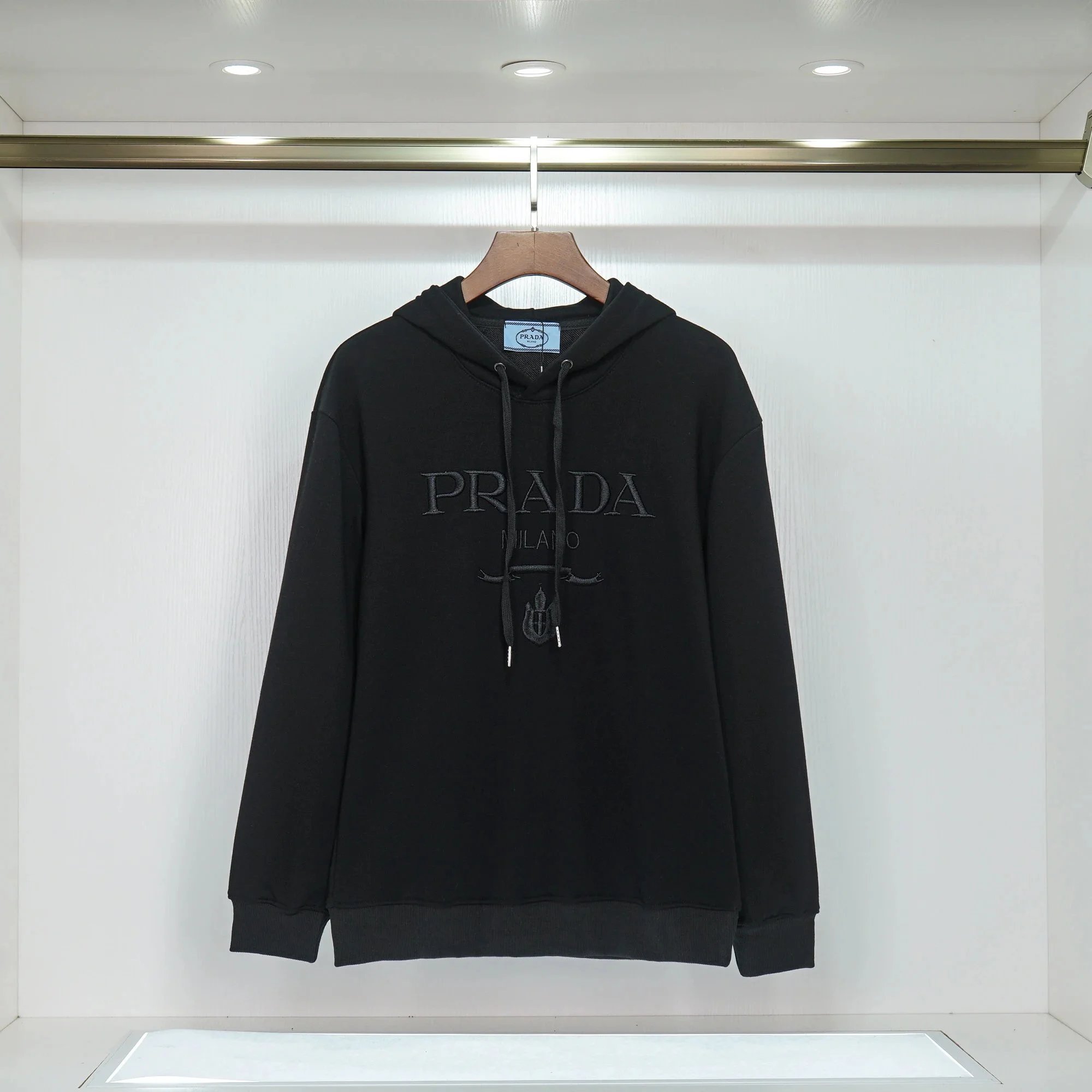 Prada Black Hooded Sweatshirt