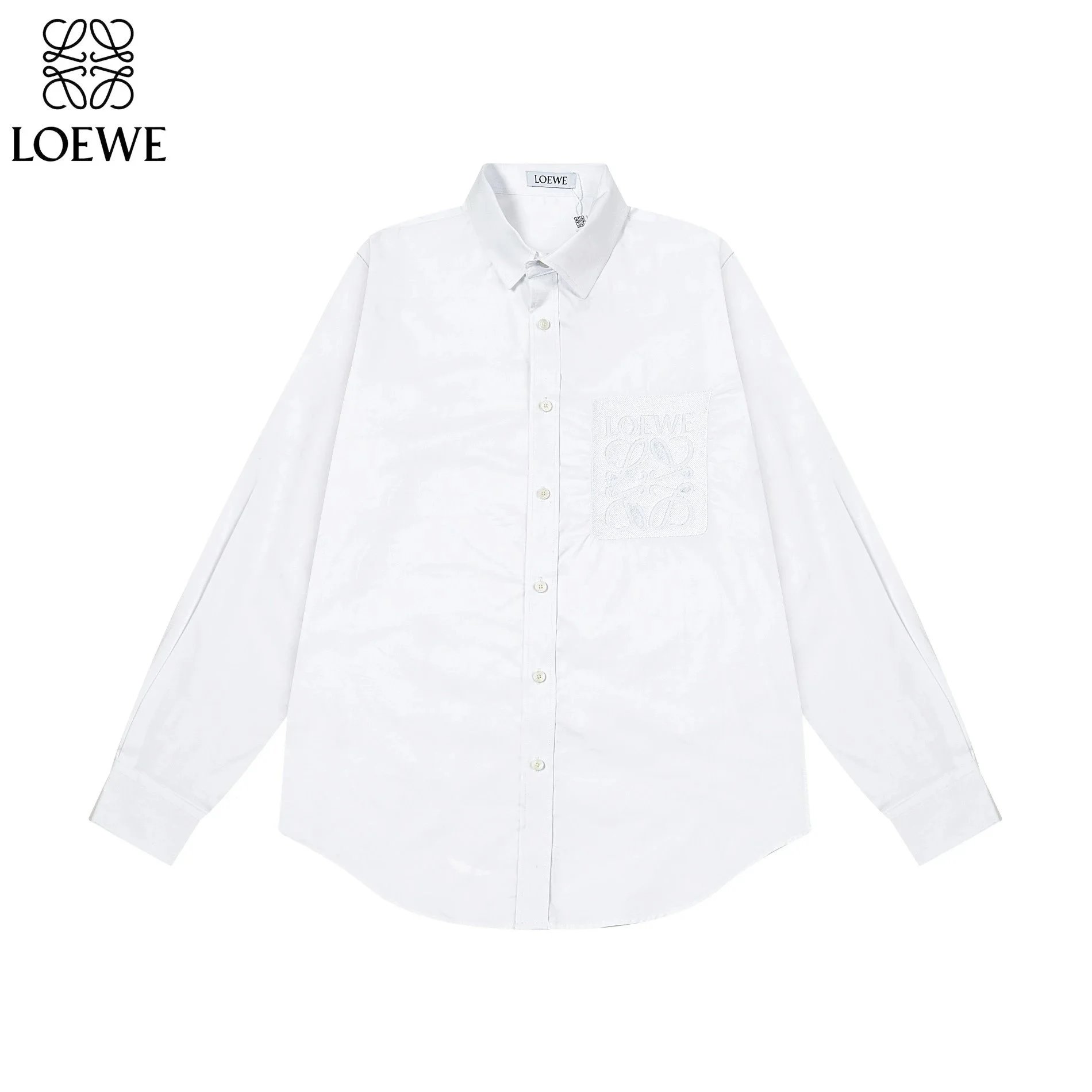 Loewe Logo Patch Shirt Black - 13