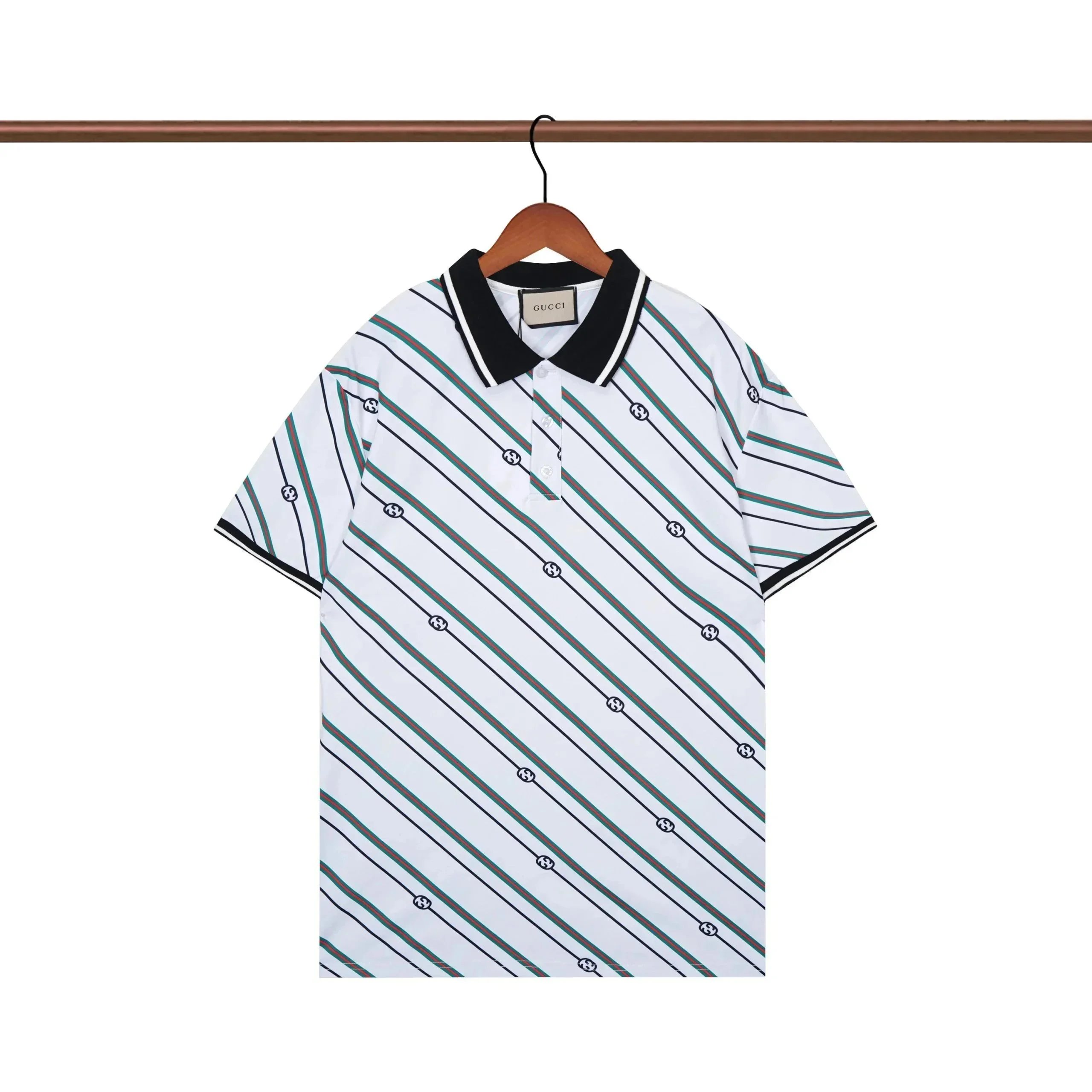 Gucci Tiger Print Polo Shirt Multicolor - 26