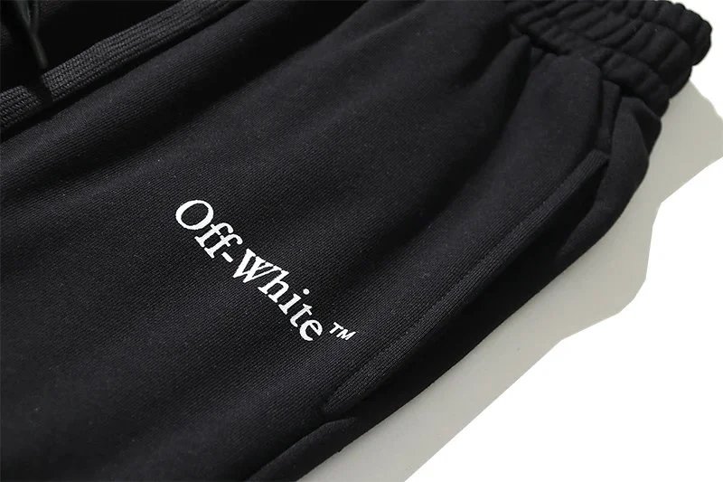 Off-White Industrial Tape Sweatpants White - 8
