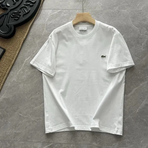 Lacoste Classic Crocodile Logo White T-Shirt - 20