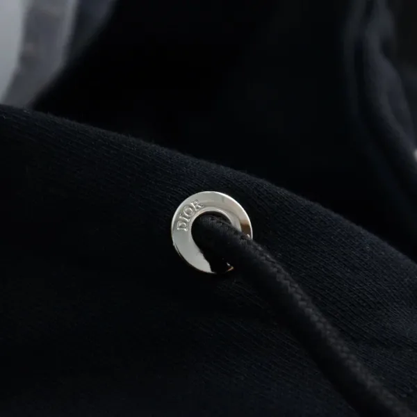 Dior Oblique Stripe Hoodie White - 8