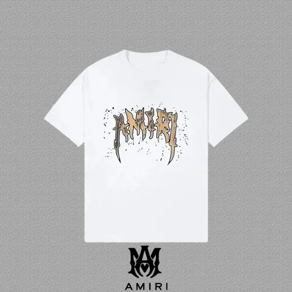 Amiri Logo Graphic White T-Shirt - 29