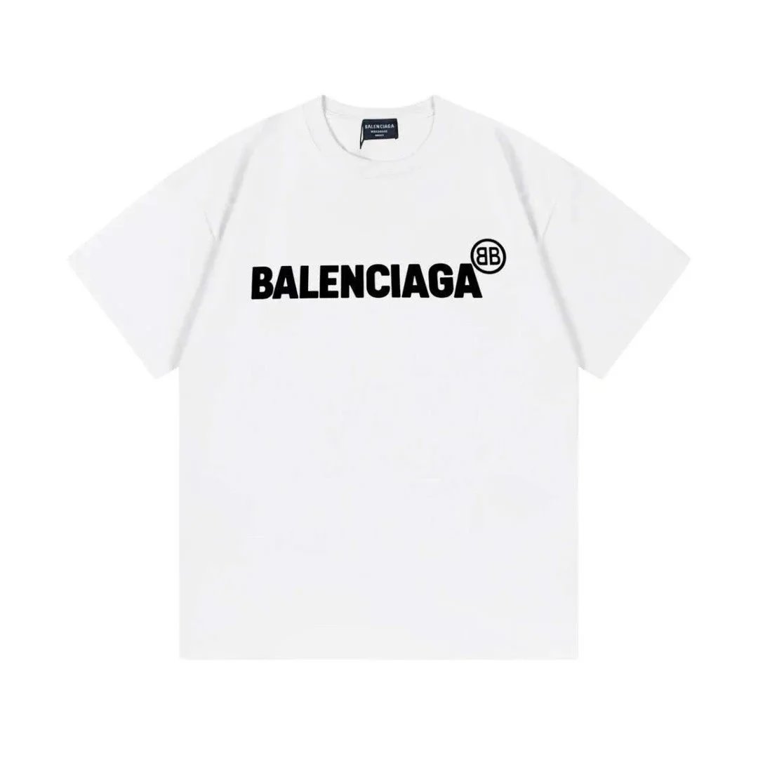 Balenciaga Flame Logo Black T-Shirt - 4