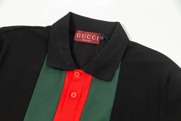 Gucci GG Monogram Print White Polo Polo Shirt - 6