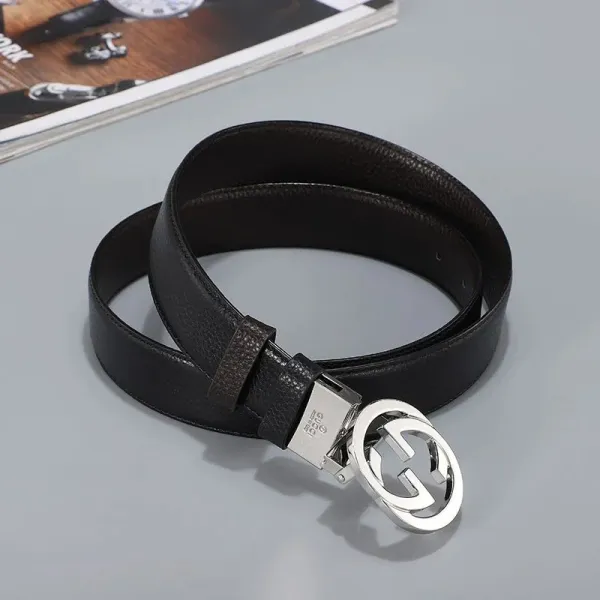 Gucci Disney x Gucci GG Marmont Belt Black with Mickey Mouse Print and Red Interlocking G Buckle - 9