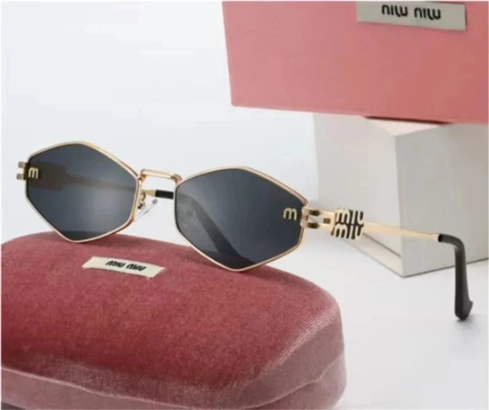 Miu Miu Octagonal Gold-Frame Optical Glasses Eyewear - 21