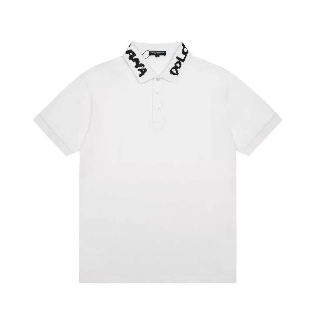 Dolce & Gabbana Heart DG Logo White Polo Shirt - 15