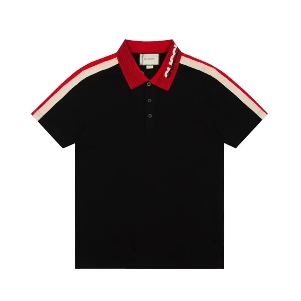 Gucci GG Monogram Print White Polo Polo Shirt - 12
