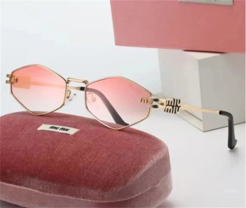 Miu Miu Octagonal Gold-Frame Optical Glasses Eyewear - 19