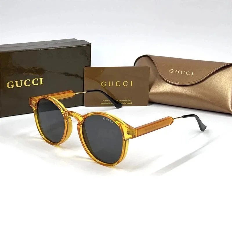 Gucci GG Marmont Round Sunglasses Black - 12