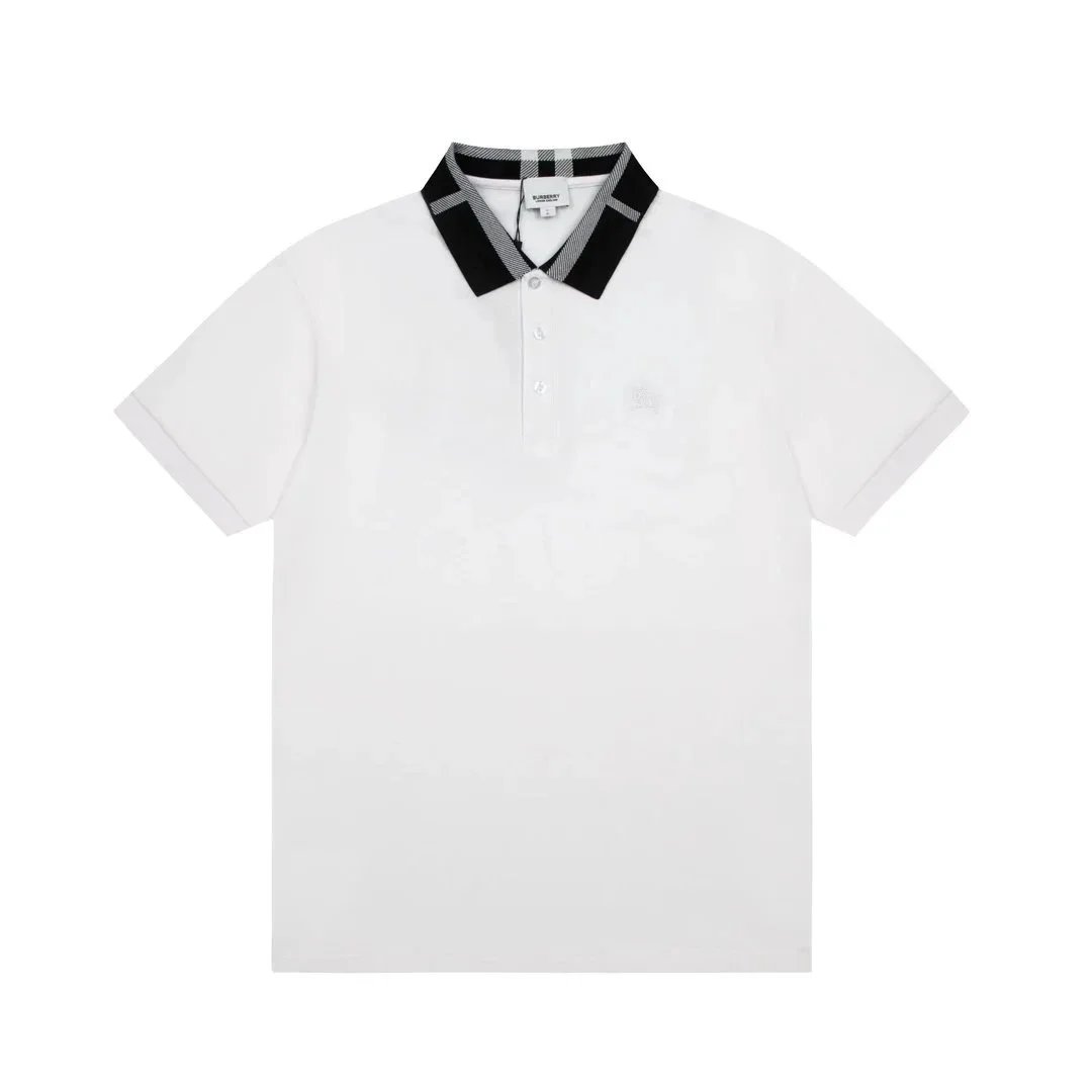 Burberry Equestrian Knight Embroidered Black Polo Tops Polo - 26