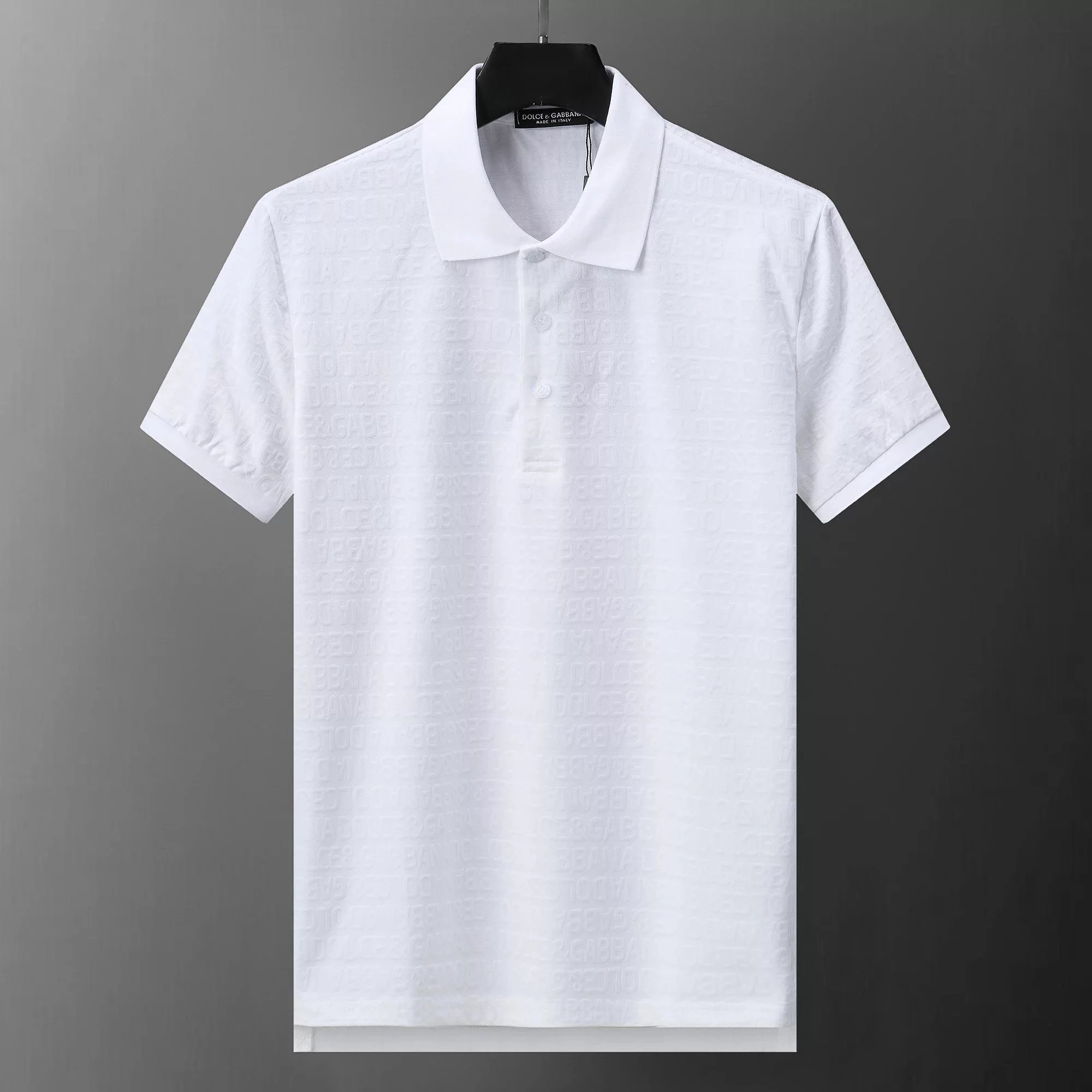 Dolce & Gabbana Heart DG Logo White Polo Shirt - 23