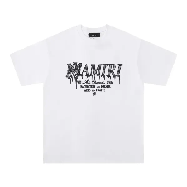 Amiri Logo Graphic White T-Shirt - 7