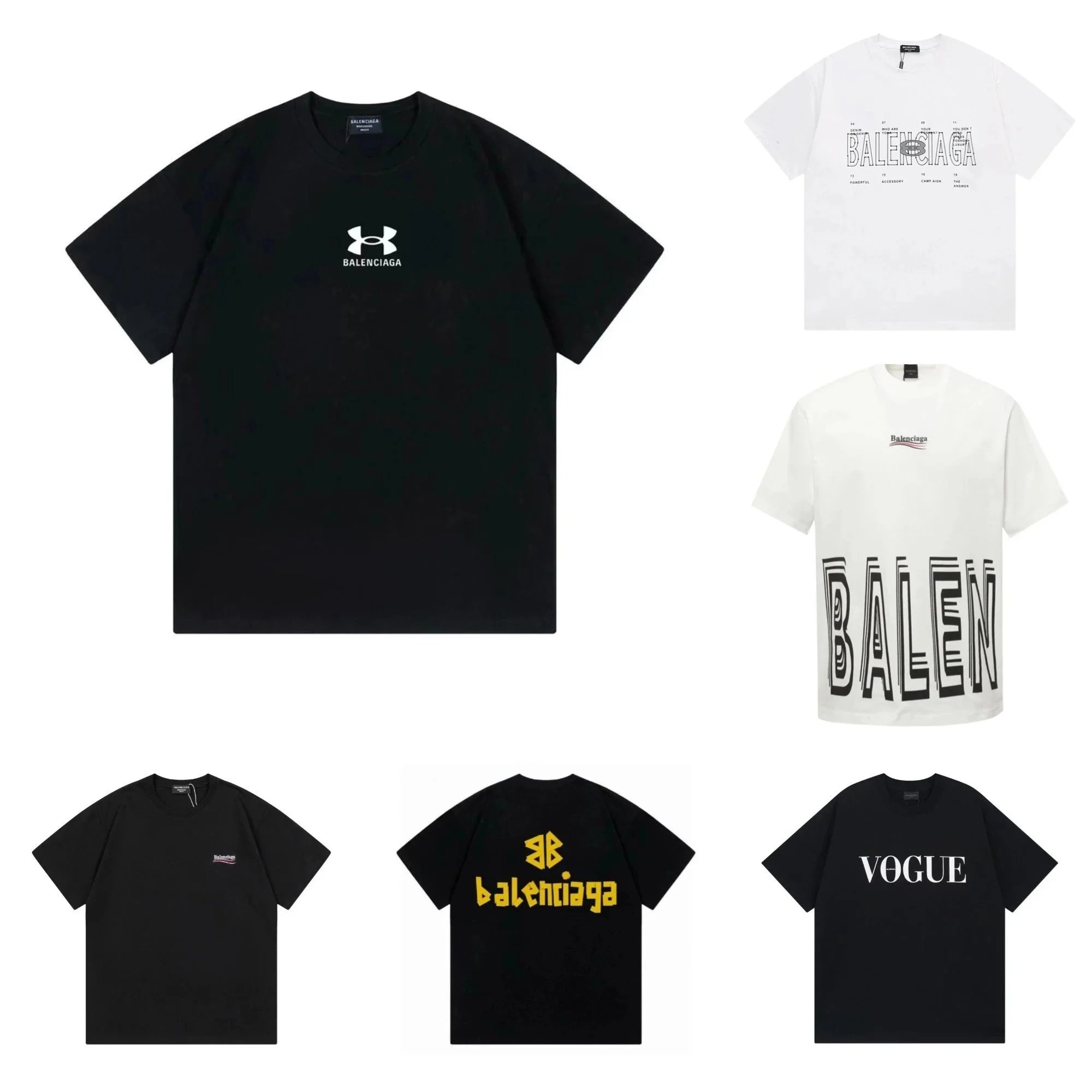 Balenciaga Black Short Sleeve T-Shirt