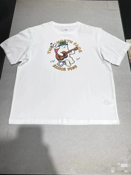 The North Face Logo T-Shirt Black / Army Green / White T-Shirt - 20