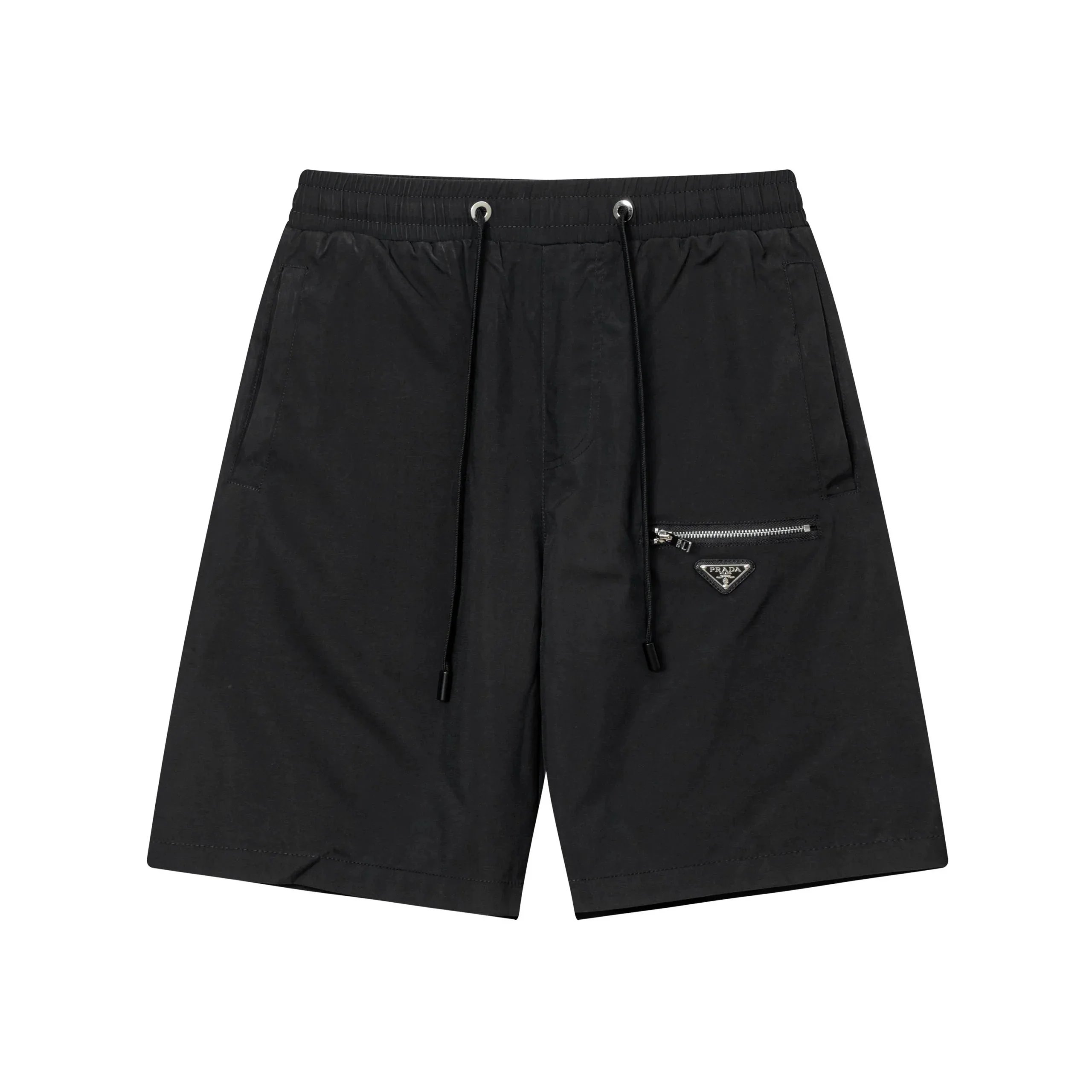 Prada Logo-Embroidered White Cotton Shorts - 15