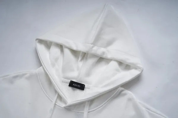 Amiri Dripping Logo Black Hoodie - 14