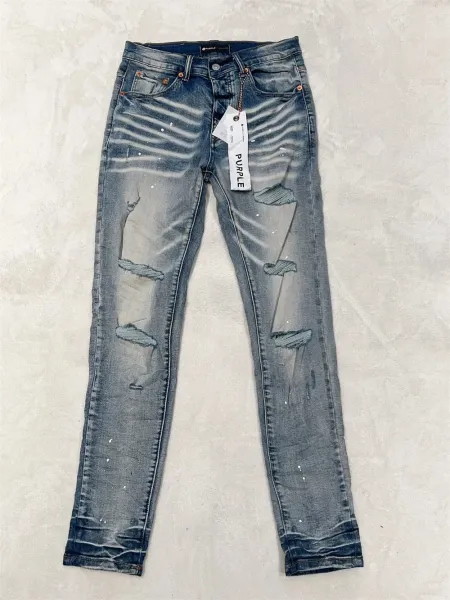 Off-White Paint Splatter Distressed Skinny Jeans - 38