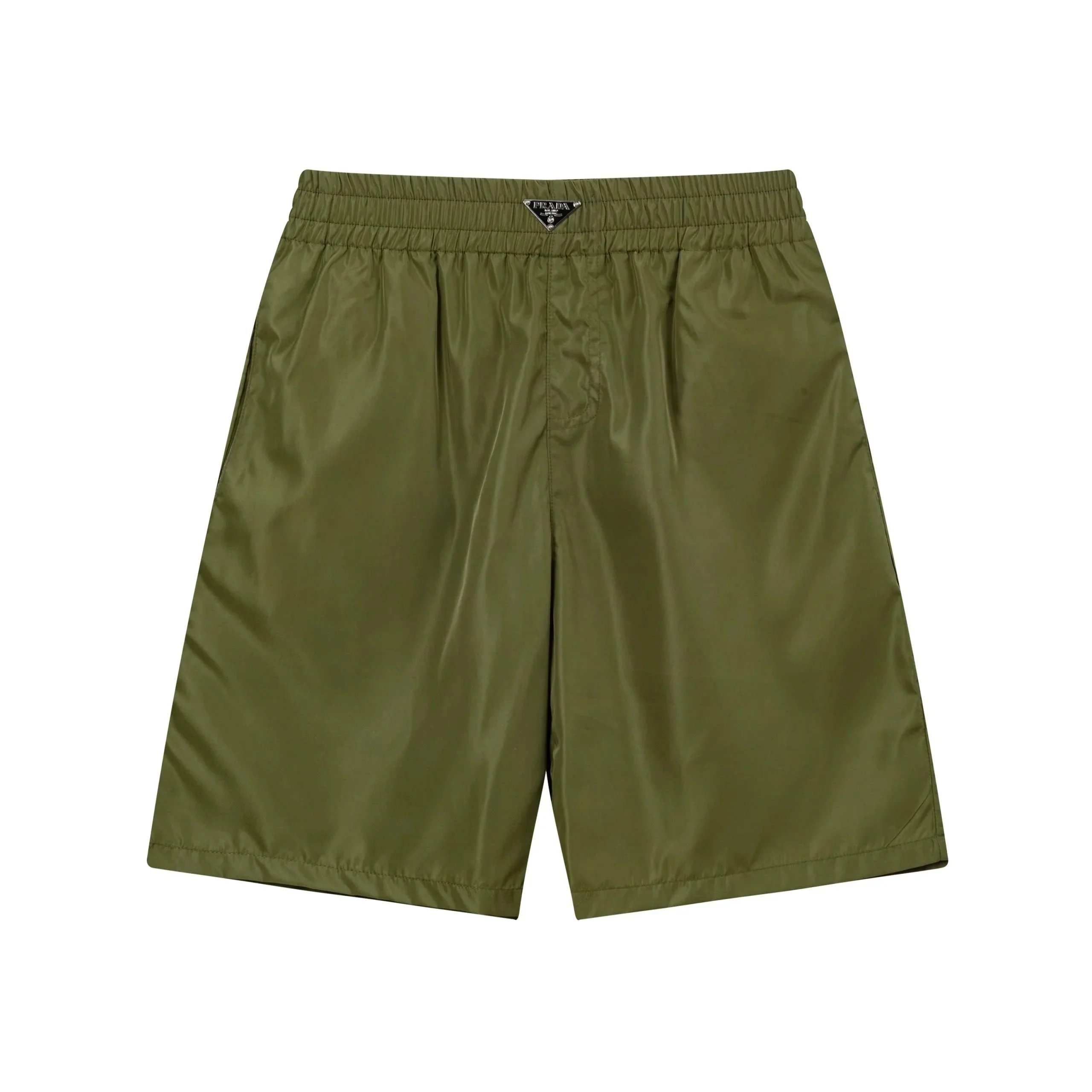 Prada Logo-Embroidered White Cotton Shorts - 21