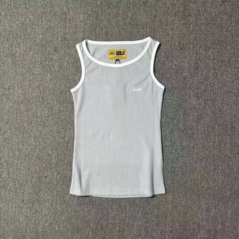 Corteiz Guerillaz Ribbed Tank Top Black - 14