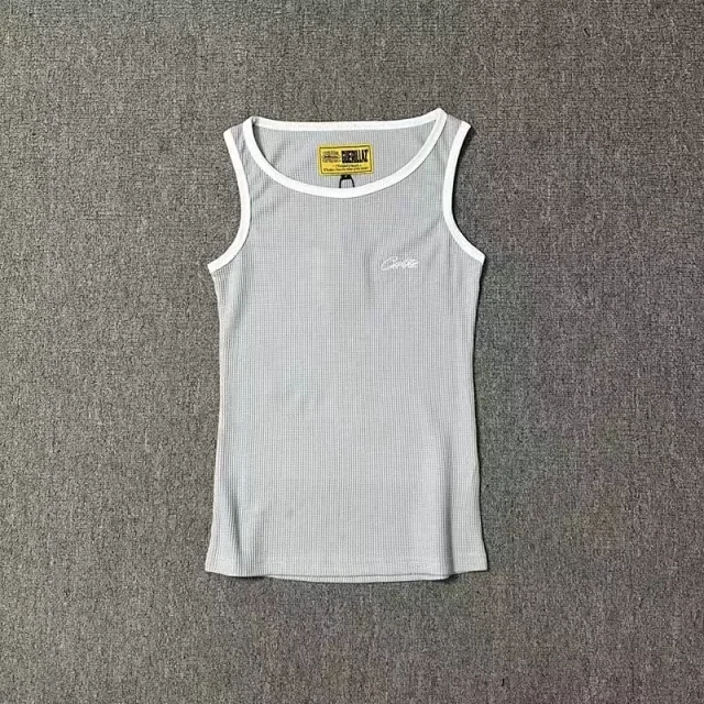 Corteiz Vests Ribbed tank top with oval graphic product detail image 14