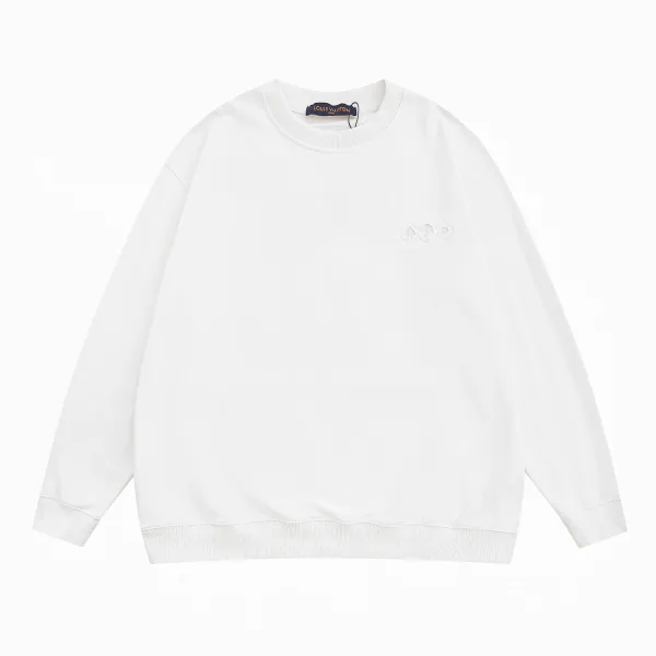 Louis Vuitton Monogram Cloud Embroidery Black Sweater - 17