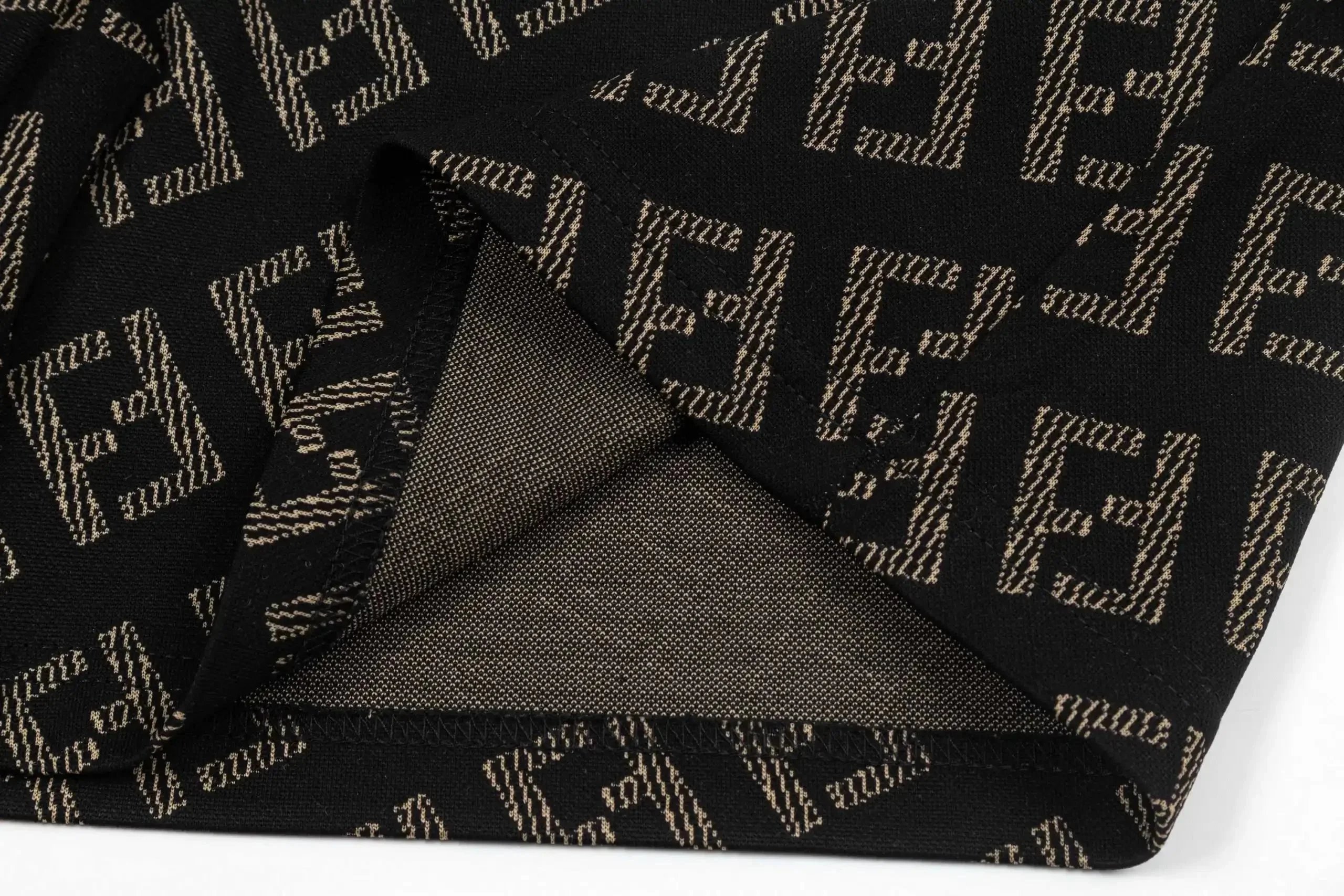 Fendi FF Monogram Print Drawstring Waist Shorts Brown - 10
