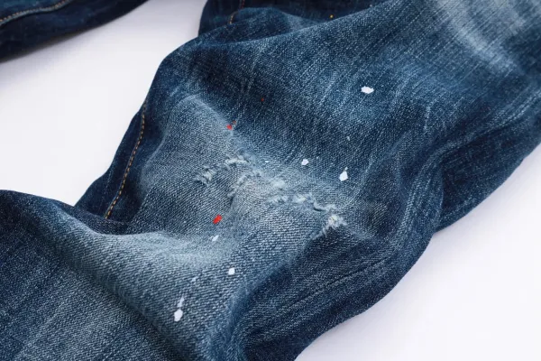 Dsquared2 Distressed Bleach-Splatter Denim Jeans - 7