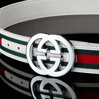 Gucci GG Marmont Web Belt Brown - 5