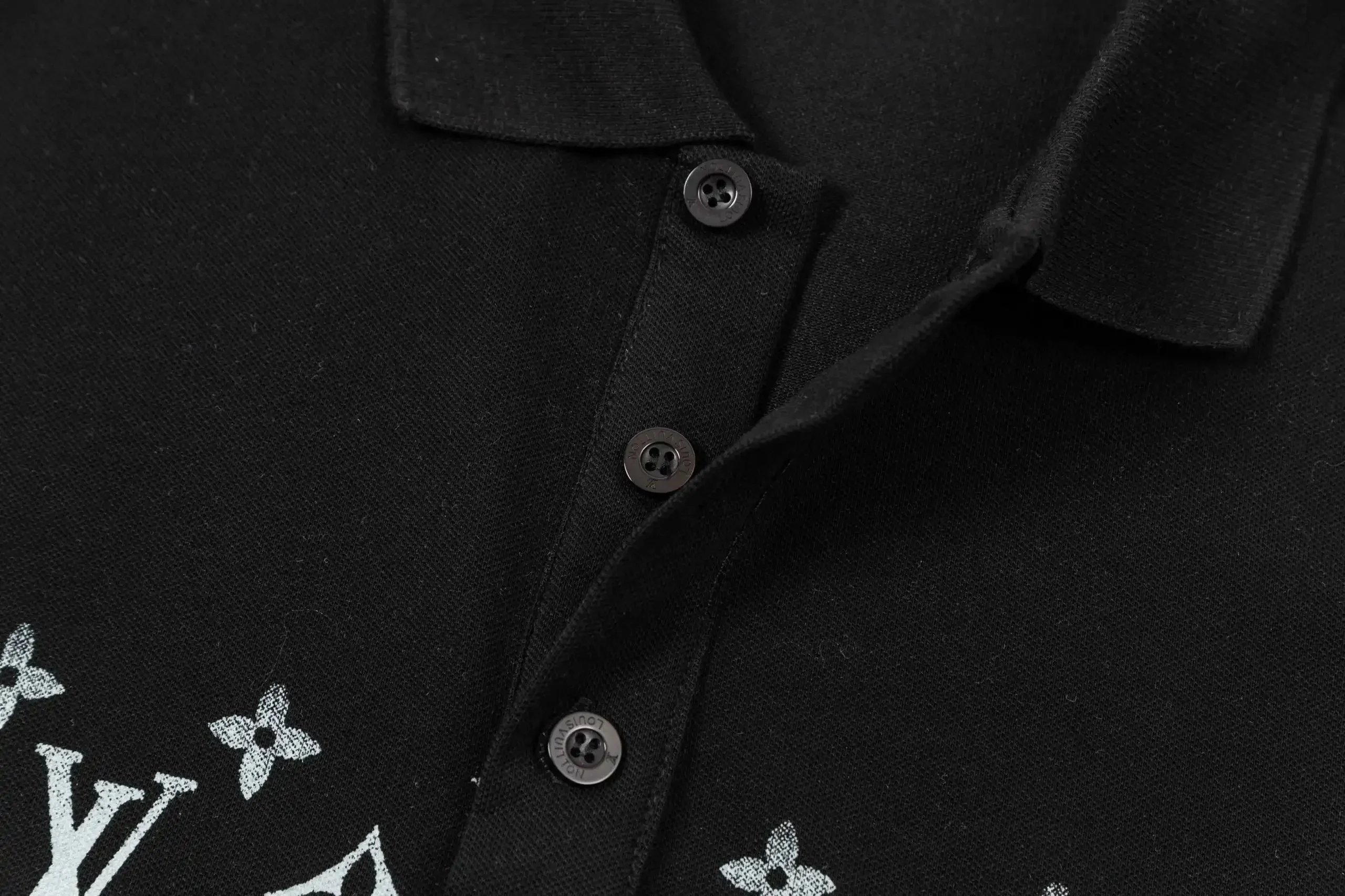 Louis Vuitton Monogram Square Patch Polo Gray Polo Shirt - 8