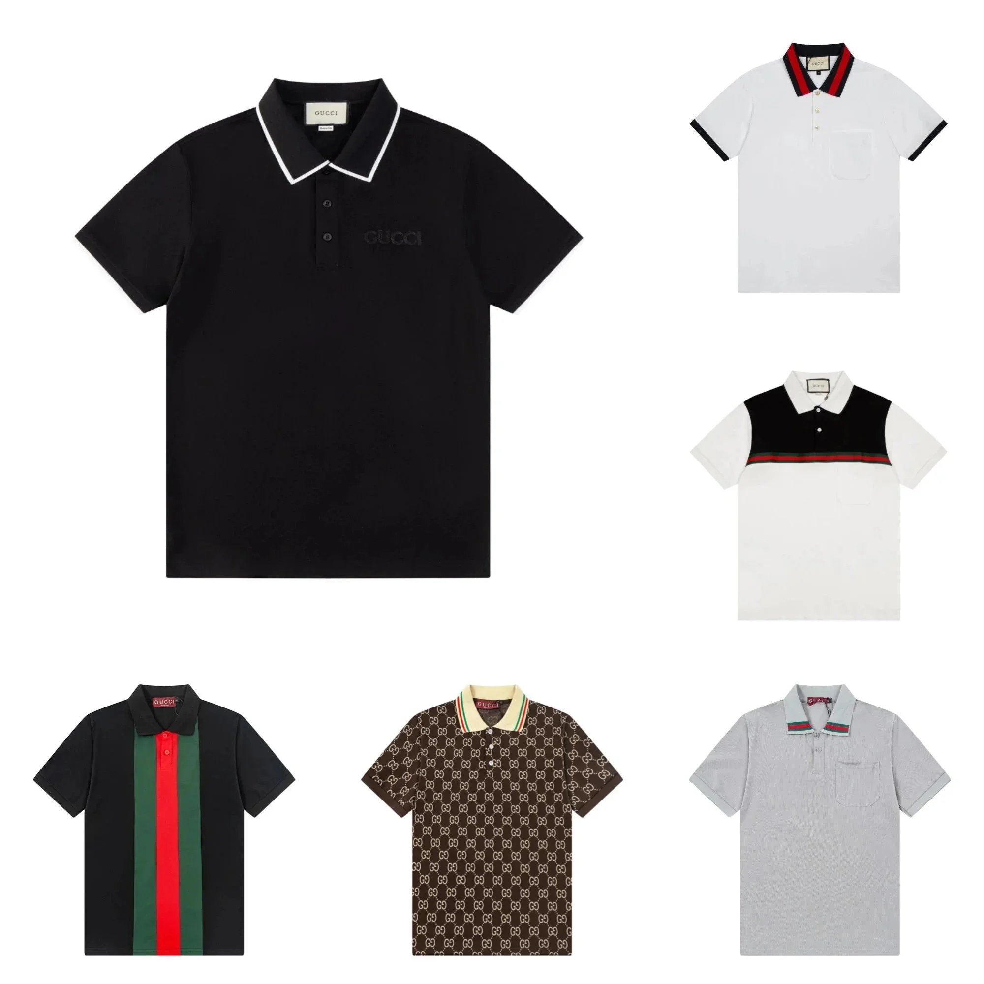 Gucci GG Supreme Polo Shirts [