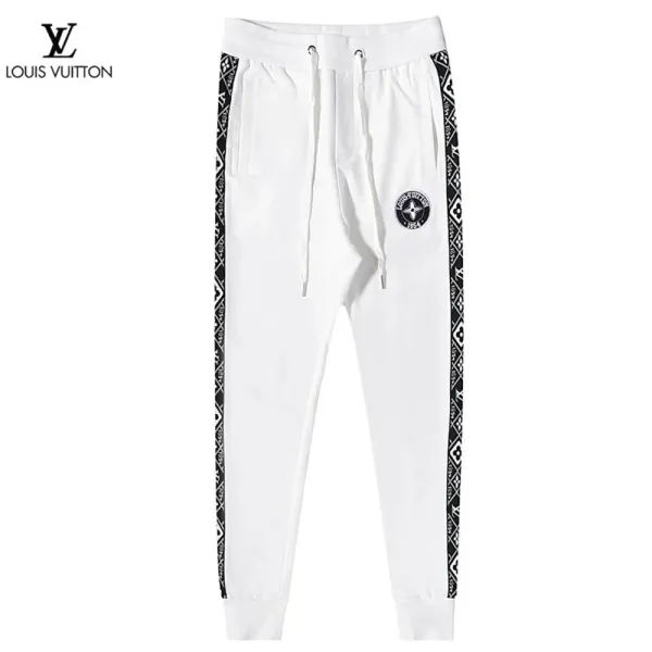 Design Sweatpants Red with Vertical Logo Print - 26