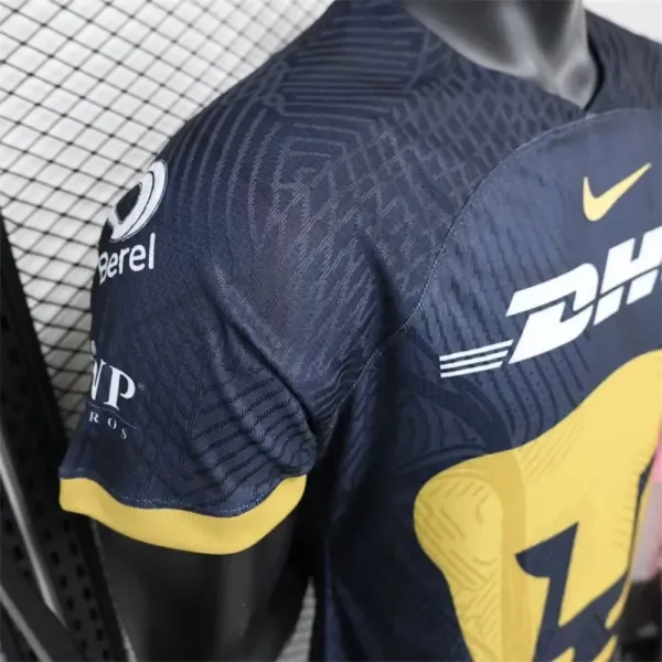 Design Pumas UNAM 2024-25 Home Jersey Navy Yellow Jersey - 10