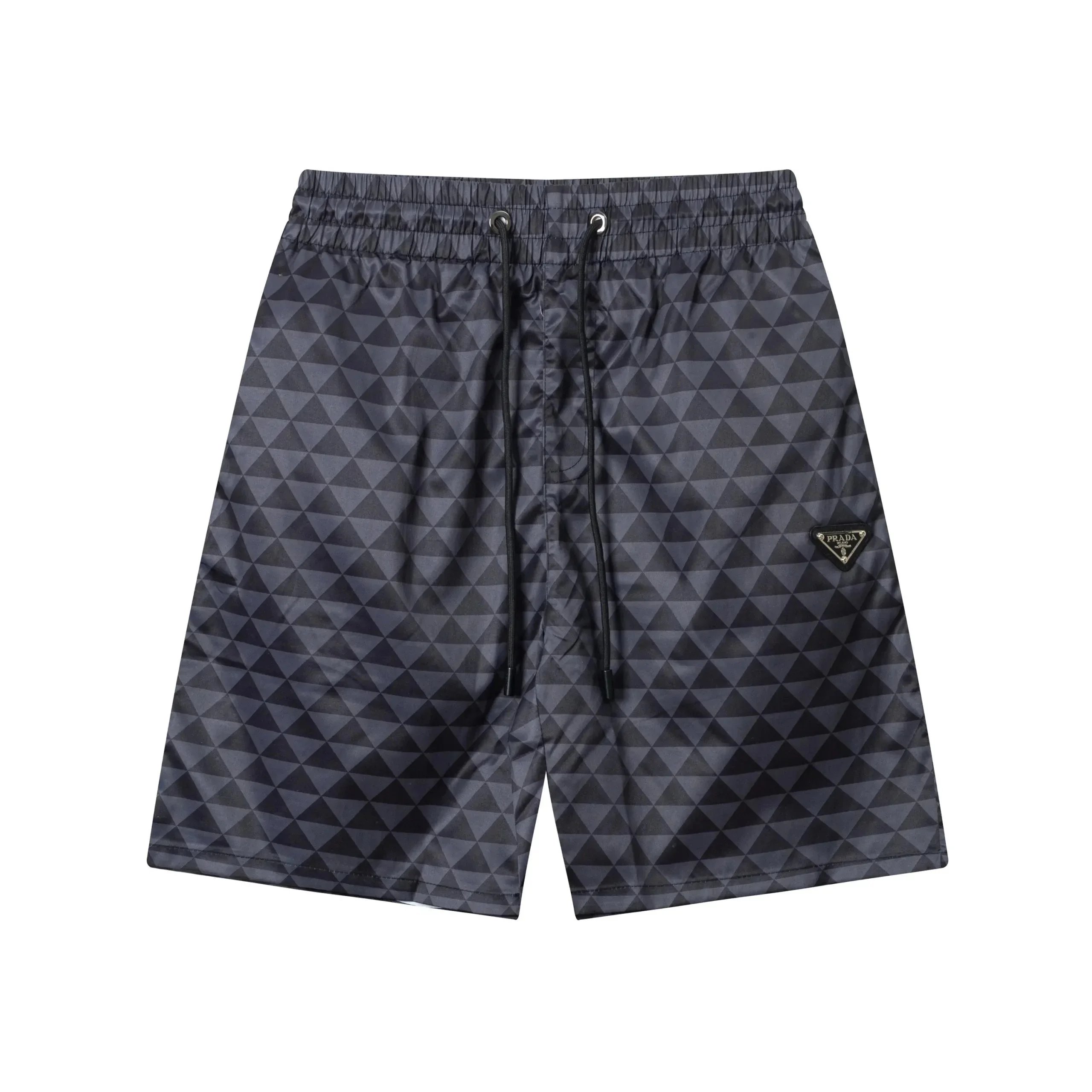 Prada Logo-Embroidered White Cotton Shorts - 16
