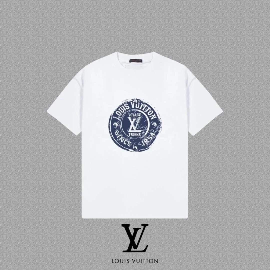 Louis Vuitton Paris River Scene Graphic T-Shirt Black - 16