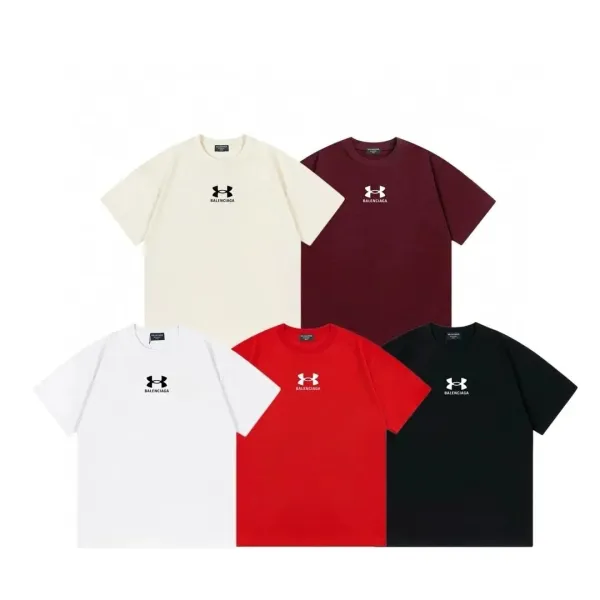 Balenciaga x Under Armour Logo T-Shirt Black - 3