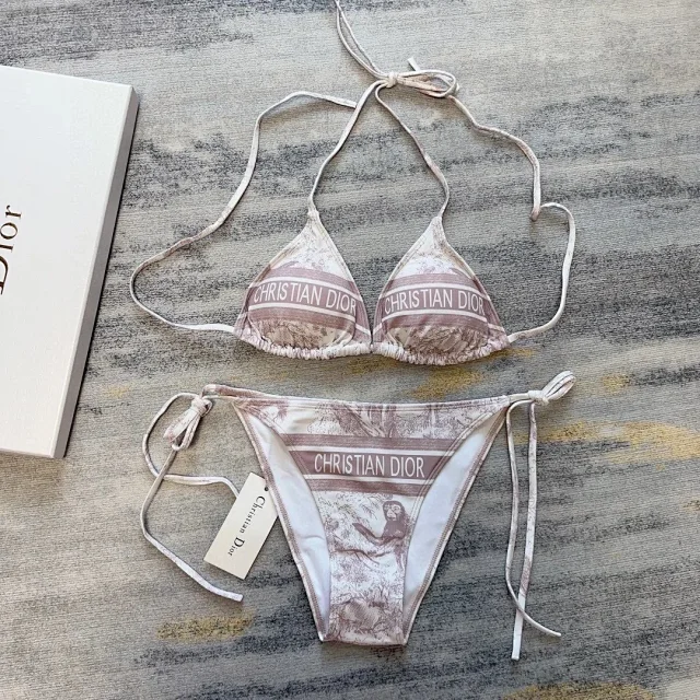 Christian Dior Swimwear Triangle string bikini set product detail image 14