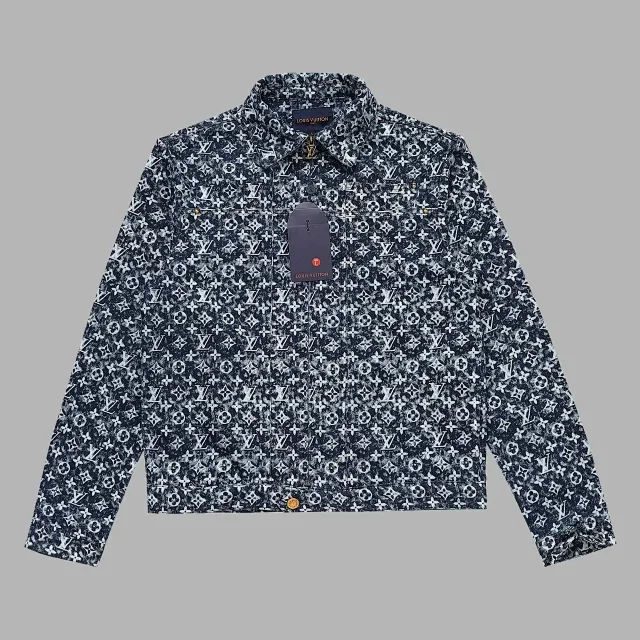 Louis Vuitton Jackets Monogram denim trucker jacket product detail image 13