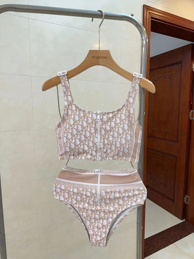 Christian Dior Swimwear Triangle string bikini set product detail image 37