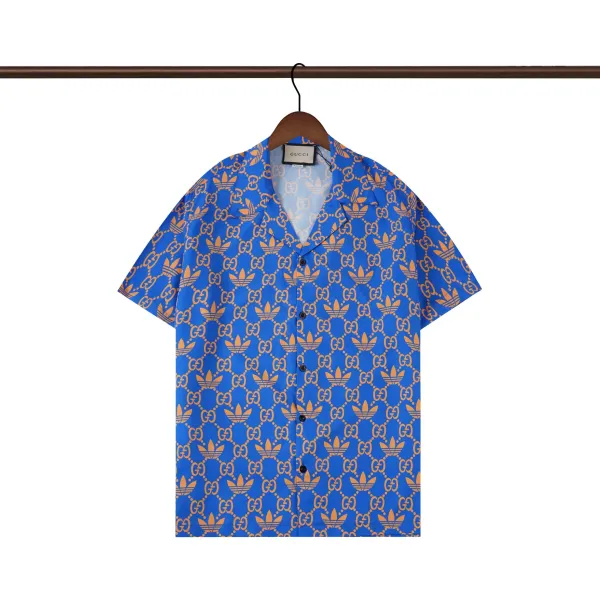 Gucci GG Embroidered Shirt White with Red-Green Trim - 29